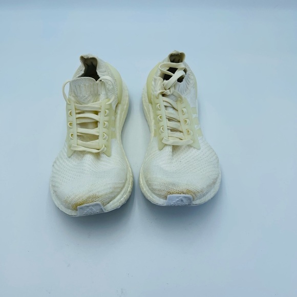 Adidas Womens Ultra Boost X White Cushioned Athletic Running Shoes - Picture 2 of 9